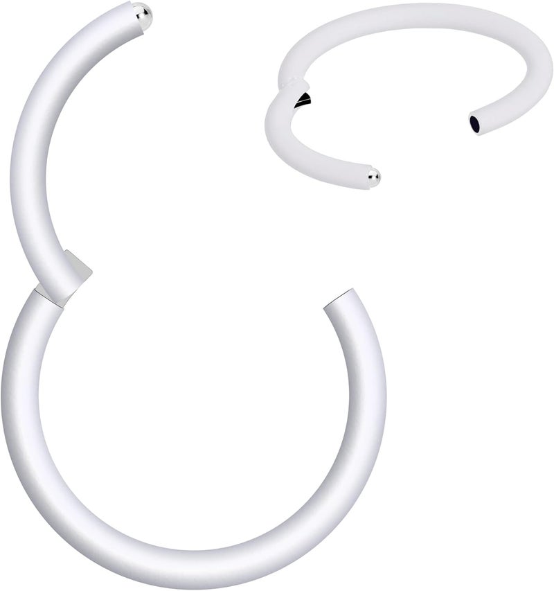 Body Candy Segment Hoop Rings 18 Gauge 316l Surgical Steel Lip Ring Cartilage - Image 2